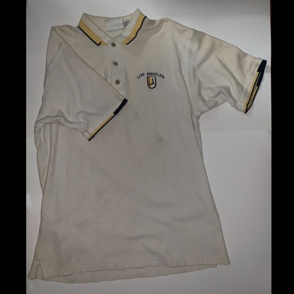 Vintage LA Polo Diport USA Shirt Los Angeles Size Large - Picture 1 of 4